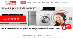 Desktop Screenshot of elektrobeyaz.com.tr
