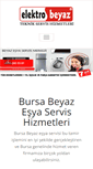 Mobile Screenshot of elektrobeyaz.com.tr