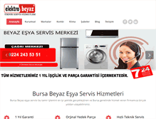 Tablet Screenshot of elektrobeyaz.com.tr